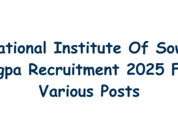 National Institute Of Sowa Rigpa Recruitment 2025 For Various Posts