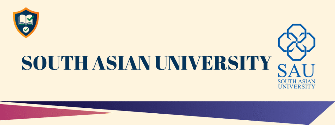 SOUTH ASIAN UNIVERSITY