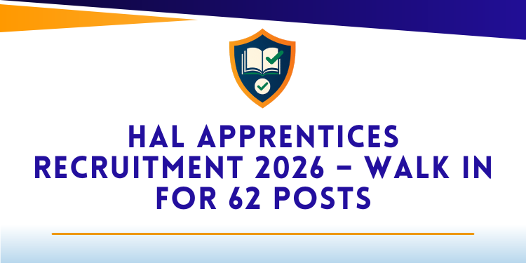 HAL Apprentices Recruitment 2026
