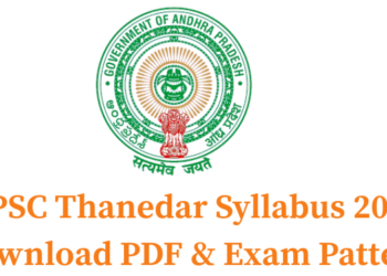 APPSC Thanedar Syllabus 2026 - Download PDF & Exam Pattern