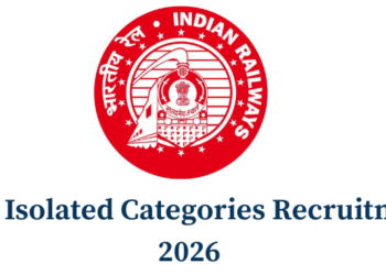 RRB Isolated Categories Recruitment 2026
