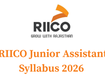 RIICO Junior Assistant Syllabus 2026