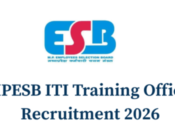 MPESB ITI Training Officer Recruitment 2026