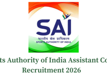Sports Authority of India Assistant Coach Recruitment 2026