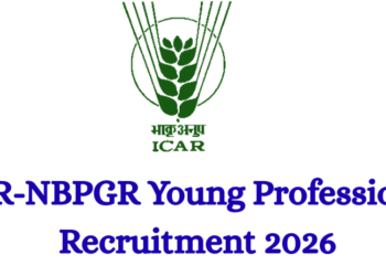 ICAR-NBPGR Young Professional-I Recruitment 2026