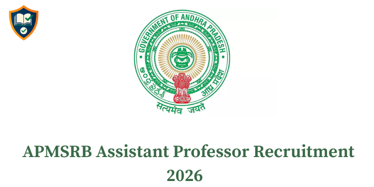 APMSRB Assistant Professor Recruitment 2026