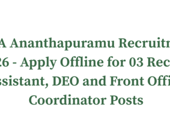 DLSA Ananthapuramu Recruitment 2026