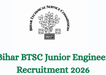Bihar BTSC Junior Engineer Recruitment 2026