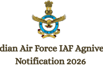 Indian Air Force IAF Agniveer Intake 01/2027 Notification 2026 – Apply Online