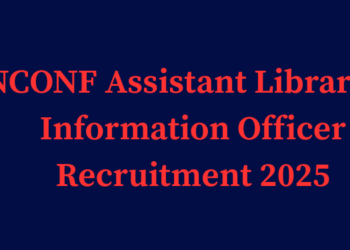 NCONF Assistant Library & Information Officer Recruitment 2025