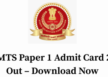 SSC MTS Paper 1 Admit Card 2026 Out – Download Now