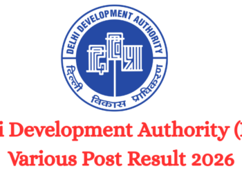 Delhi Development Authority (DDA) Various Post Result 2026