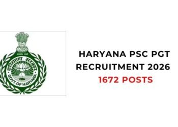 Haryana PSC PGT Recruitment 2026