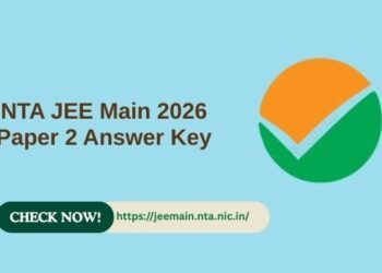NTA JEE Main 2026 Paper 2 Answer Key