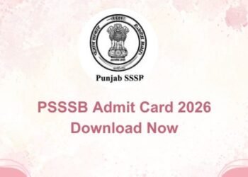 PSSSB Admit Card 2026