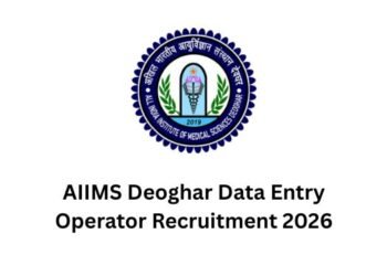 AIIMS Deoghar Data Entry Operator Recruitment 2026
