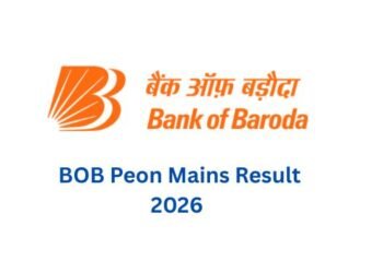 BOB Peon Mains Result 2026