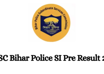 BPSSC Bihar Police SI Pre Result 2026