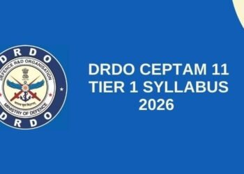DRDO CEPTAM 11 Tier 1 Syllabus 2026