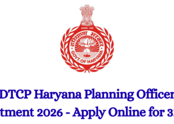 DTCP Haryana Planning Officer Recruitment 2026 - Apply Online for 31 Posts