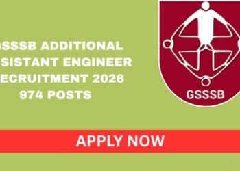 GSSSB Additional Assistant Engineer Recruitment 2026