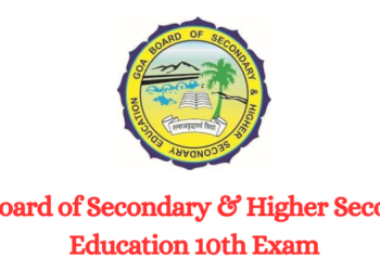 Goa Board of Secondary & Higher Secondary Education 10th Exam