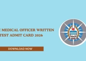 JKPSC Medical Officer Written Test Admit Card 2026