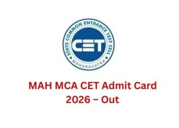 MAH MCA CET Admit Card 2026