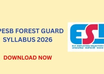 MPESB Forest Guard Syllabus 2026