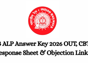 RRB ALP Answer Key 2026 OUT, CBT 1 Response Sheet & Objection Link