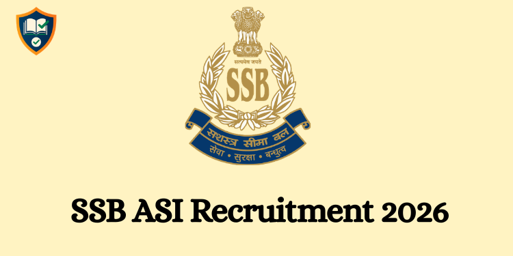 SSB ASI Recruitment 2026