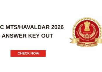 SSC MTS/Havaldar 2026 Answer Key