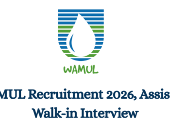 WAMUL Recruitment 2026, Assistant Walk-in Interview