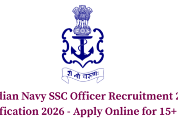 Indian Navy SSC Officer Recruitment 2026 Notification 2026 - Apply Online for 15+ Posts