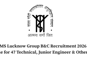 SGPGIMS Lucknow Group B&C Recruitment 2026 - Apply Online for 47 Technical, Junior Engineer & Other Posts